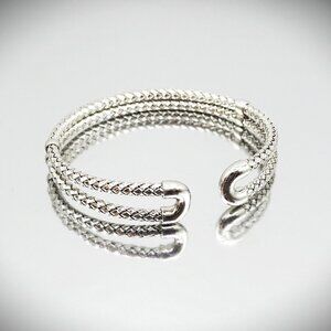 ROBERTO COIN The Fifth Season  Sterling Silver Woven Cuff Bracelet
